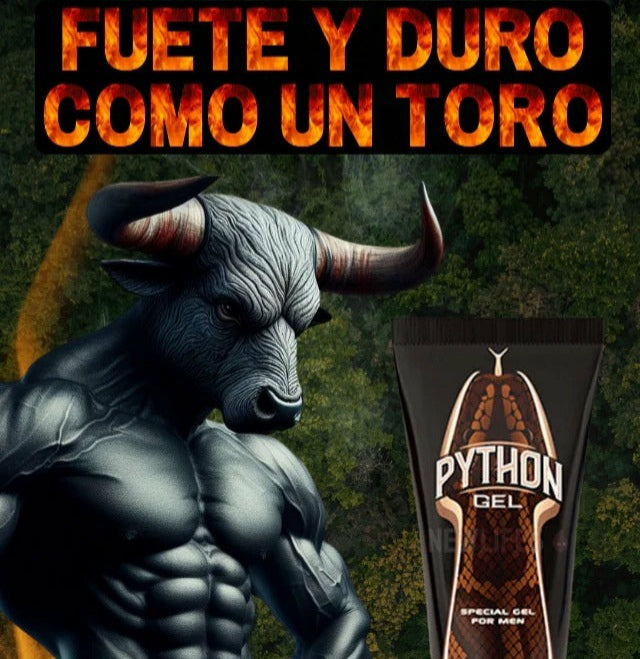 🧴GEL PYTHON POTENCIADOR SEXUAL🔥 Y ALARGAMIENTO🐍