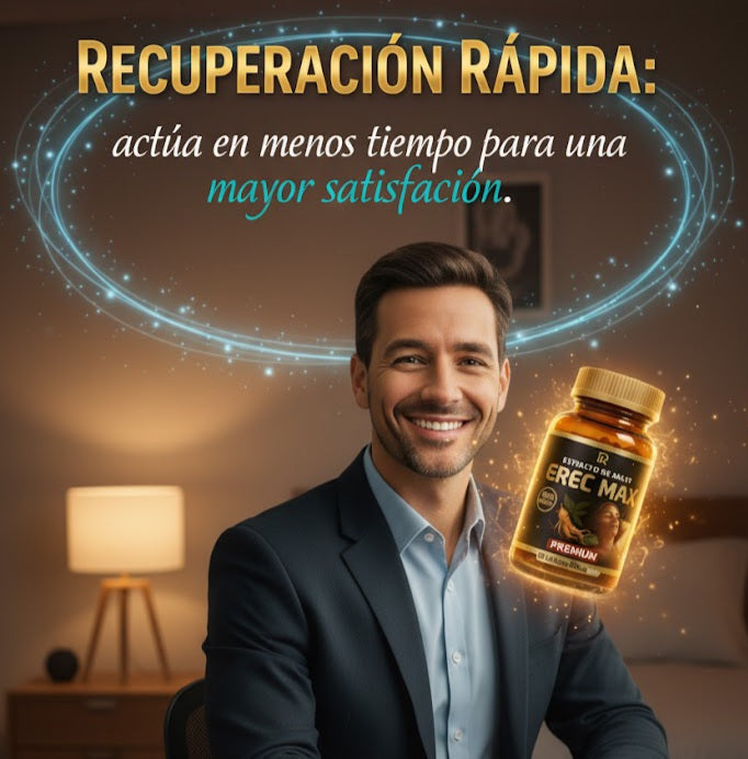 💪EREC MAX 🌿CON EXTRACTO DE MALTA Y GINSENG · 💊30 TABLETAS PARA MAYOR POTENCIA🍆