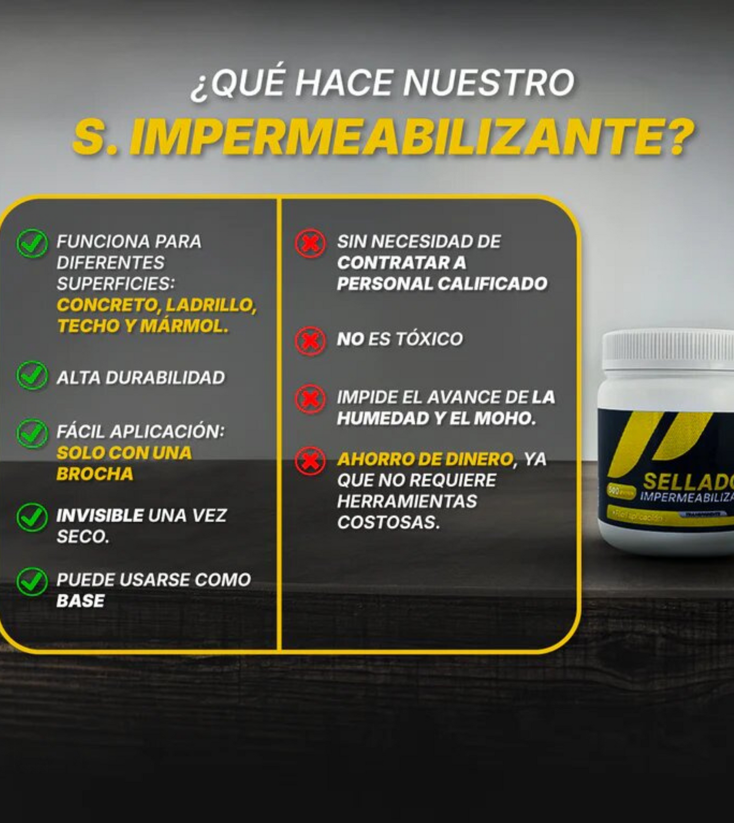 2X1 SELLADOR IMPERMEABILIZANTE PREMIUM