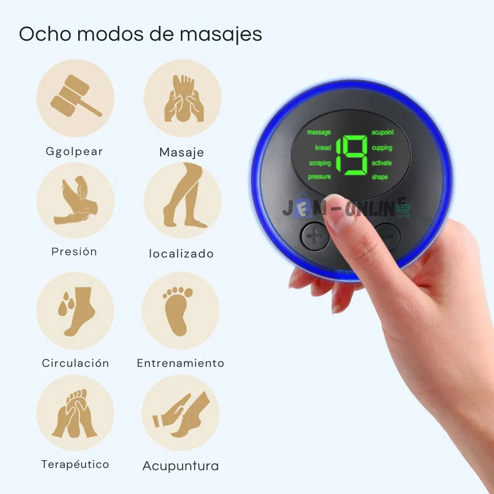 🔥2X1 |💆♂️MASAJEADOR ELÉCTRICO🔌 PORTATIL PARA FISIOTERAPIA 🔥