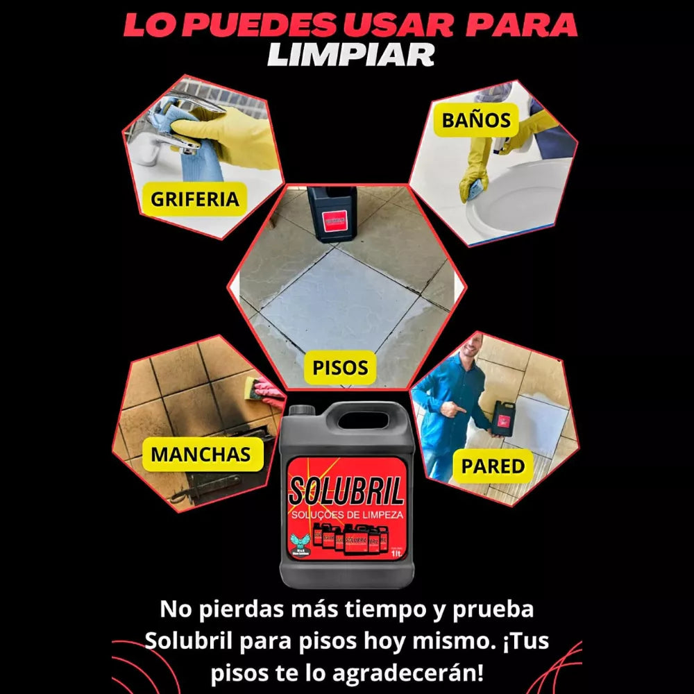 2X1 Solución Máxima de Limpieza -Rinde 2 Galones - Solubril Original™