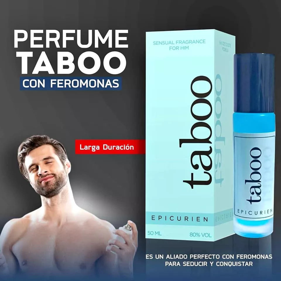 2X1 TABOO PERFUME DE FEROMONAS PARA HOMBRE♂️