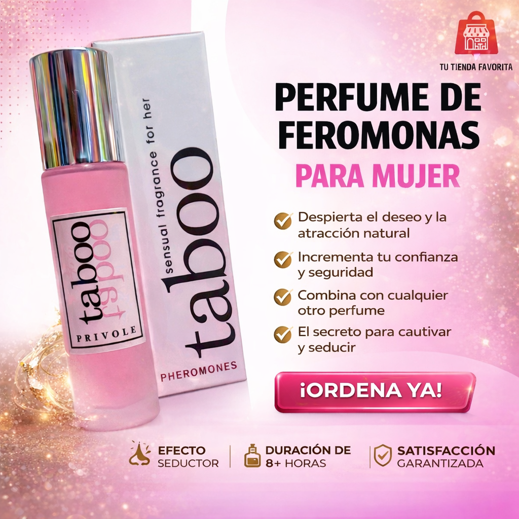 2X1 TABOO PERFUME DE FEROMONAS PARA MUJERES