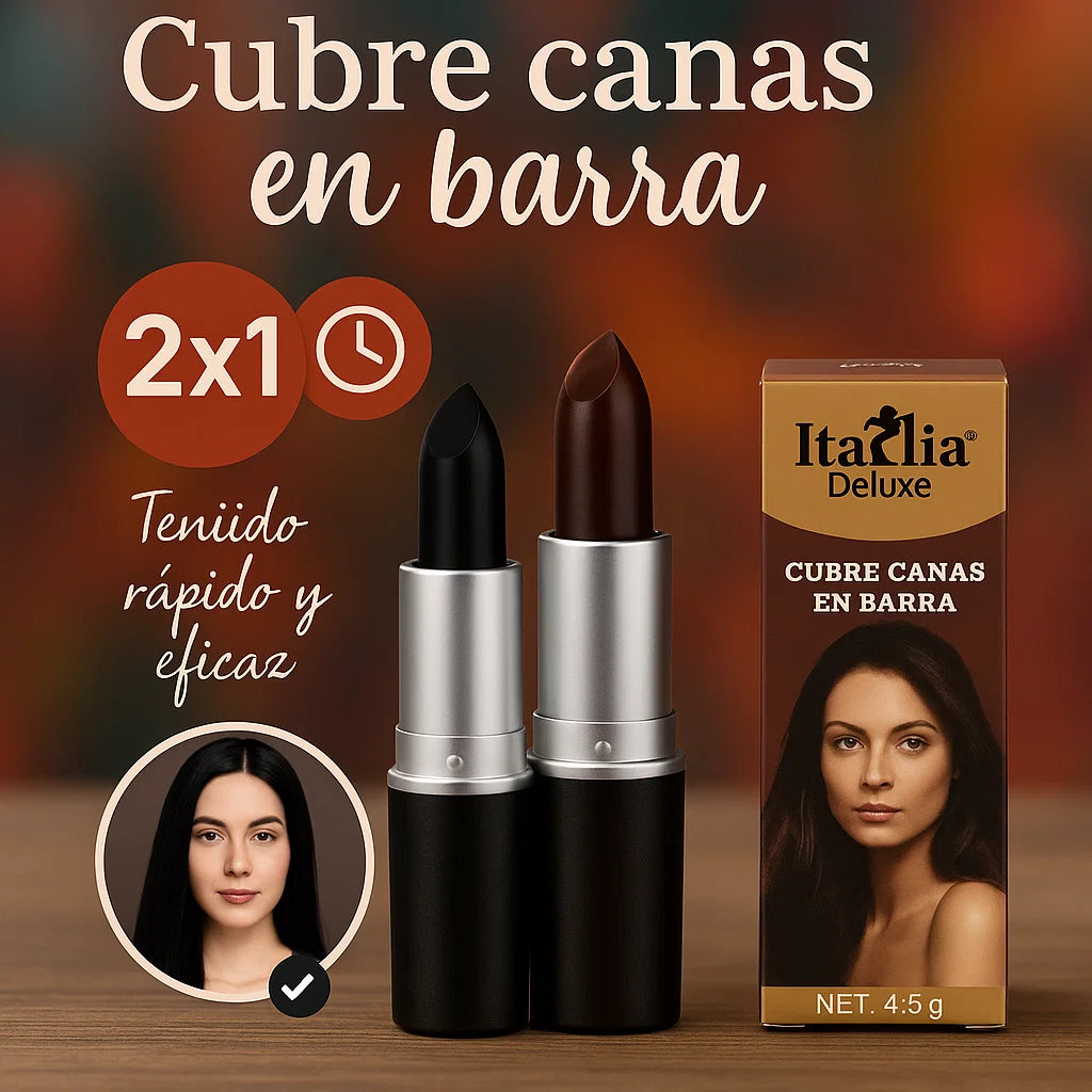 ✏️2X1 LAPIZ EN BARRA CUBRE CANAS INSTANTÁNEO🧔