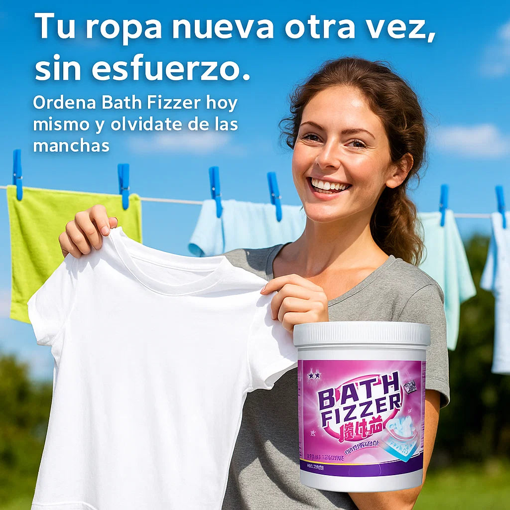 2x1 Detergente en polvo para ropa-BATH FIZZER