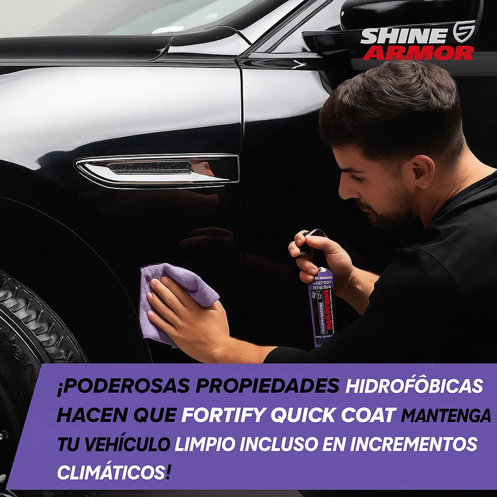 🧴SPRAY 3 EN 1 SHINE ARMOR FORTIFY: 🧼LAVADO, ✨BRILLO Y 🛡️PROTECCIÓN SIN AGUA❌
