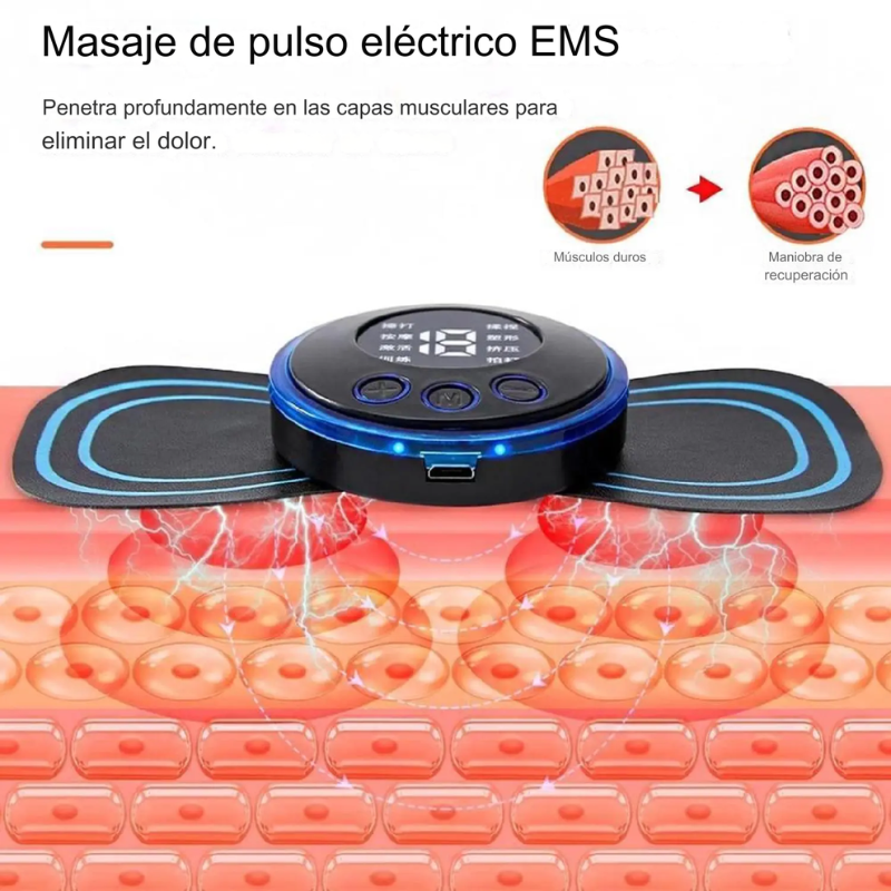🔥2X1 |💆♂️MASAJEADOR ELÉCTRICO🔌 PORTATIL PARA FISIOTERAPIA 🔥