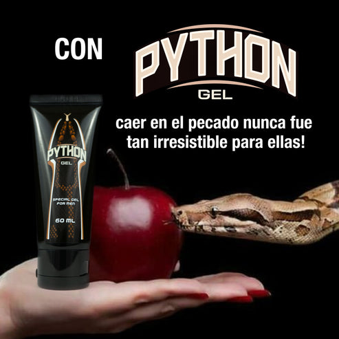 🧴GEL PYTHON POTENCIADOR SEXUAL🔥 Y ALARGAMIENTO🐍
