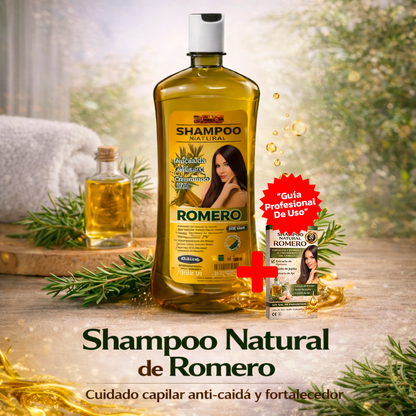 CHAMPÚ NATURAL DE ROMERO ANTICAIDAS SIN SAL 1.1 L
