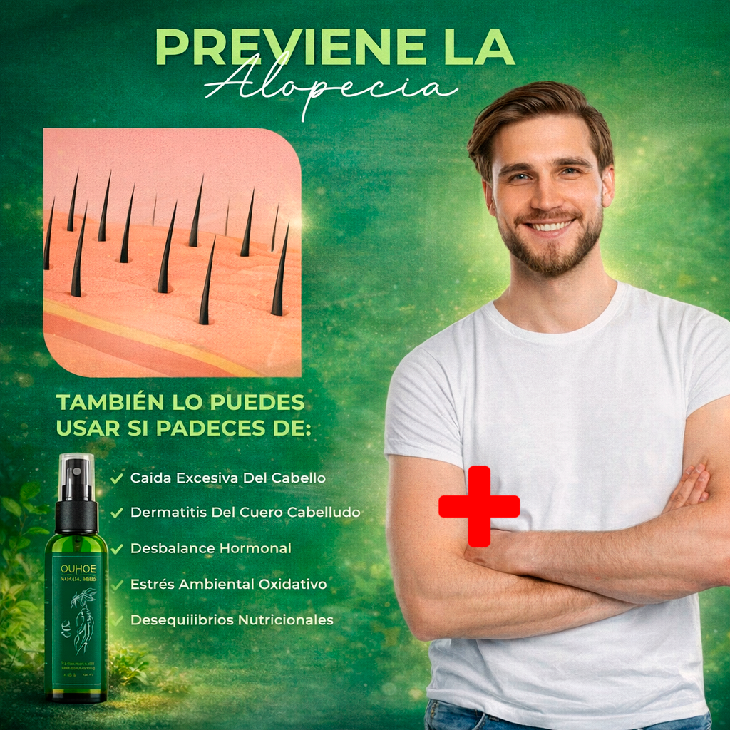 2X1 OUHOE - CRECIMIENTO DE CABELLO Y FORTALECIMIENTO