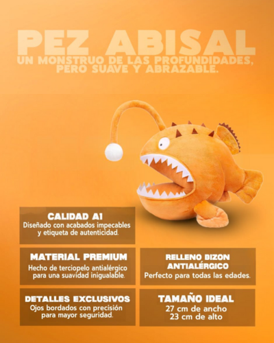 PELUCHE PEZ ABISAL PREMIUM™