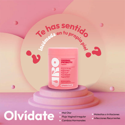 ✨URO | PROBIÓTICOS VAGINALES PARA UN OLOR Y PH SALUDABLE 60CÁP.💊