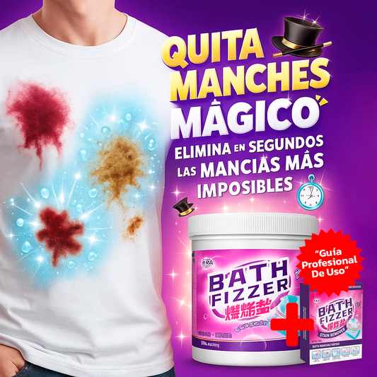 2x1 Detergente en polvo para ropa-BATH FIZZER.