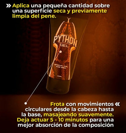 🧴GEL PYTHON POTENCIADOR SEXUAL🔥 Y ALARGAMIENTO🐍