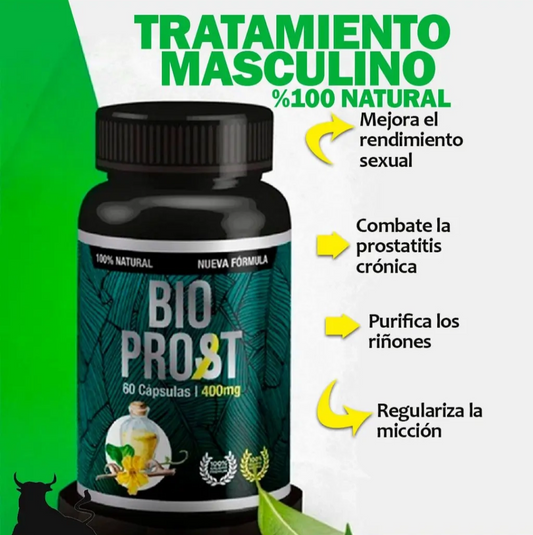 💊TABLETAS POTENCIADOR MASCULINAS 💯 BIO PROST + UÑA DE GATO: PARA PROSTATITIS CRONICA💪