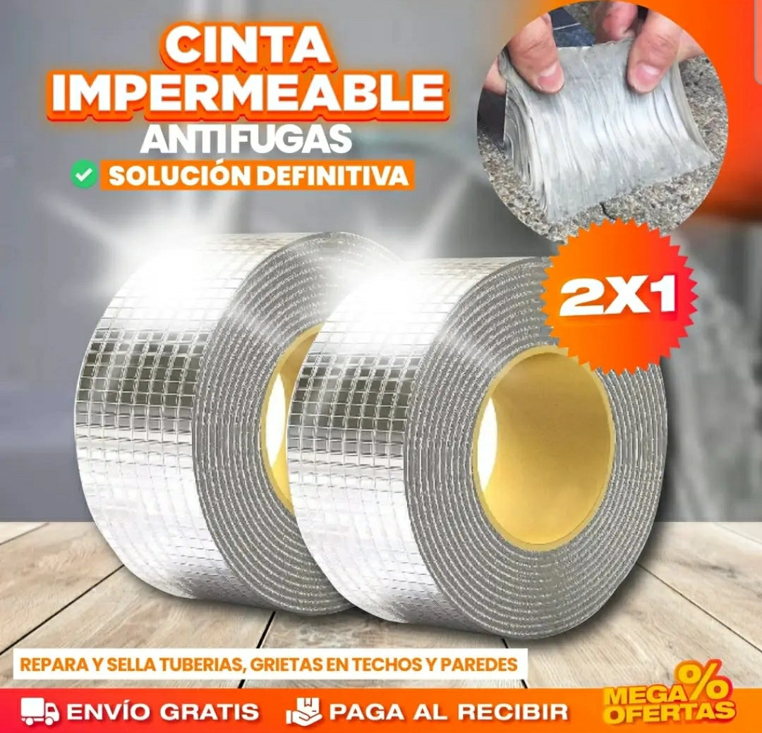 2X1 CINTA IMPERMEABLE ANTIFUGAS SOLUCIÓN DEFINITIVA