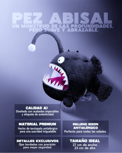 PELUCHE PEZ ABISAL PREMIUM™