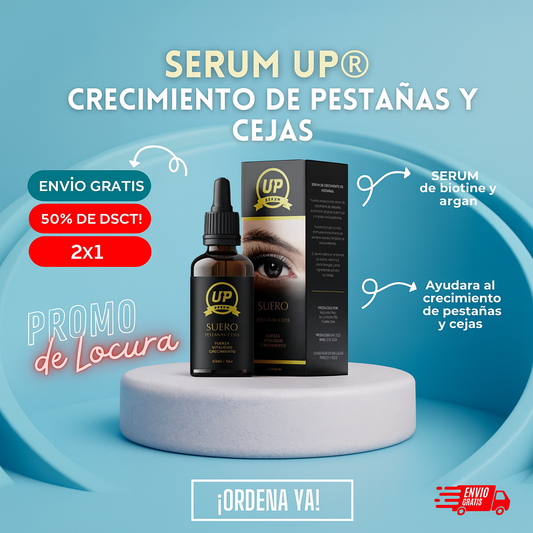 🔥2X1 SÉRUM UP ® 🔥ALARGAMIENTO DE PESTAÑAS Y CEJAS