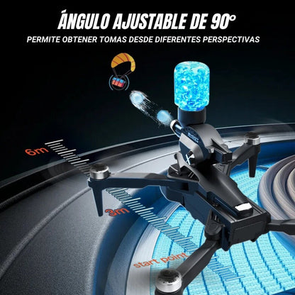 DRON K 11 MAX DISPARADOR DE BOMBAS HIDRÓGEL CONTROL REMOTO Y CAMARA 4K