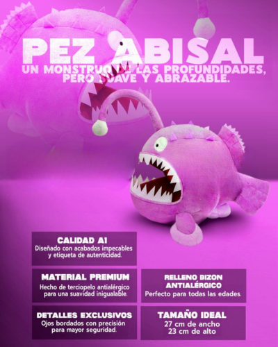 PELUCHE PEZ ABISAL PREMIUM™