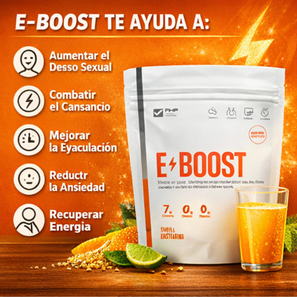 EBOOST SUPLEMENTO ENERGETIZANTE SEXUAL NATURAL PREMIUM FWP