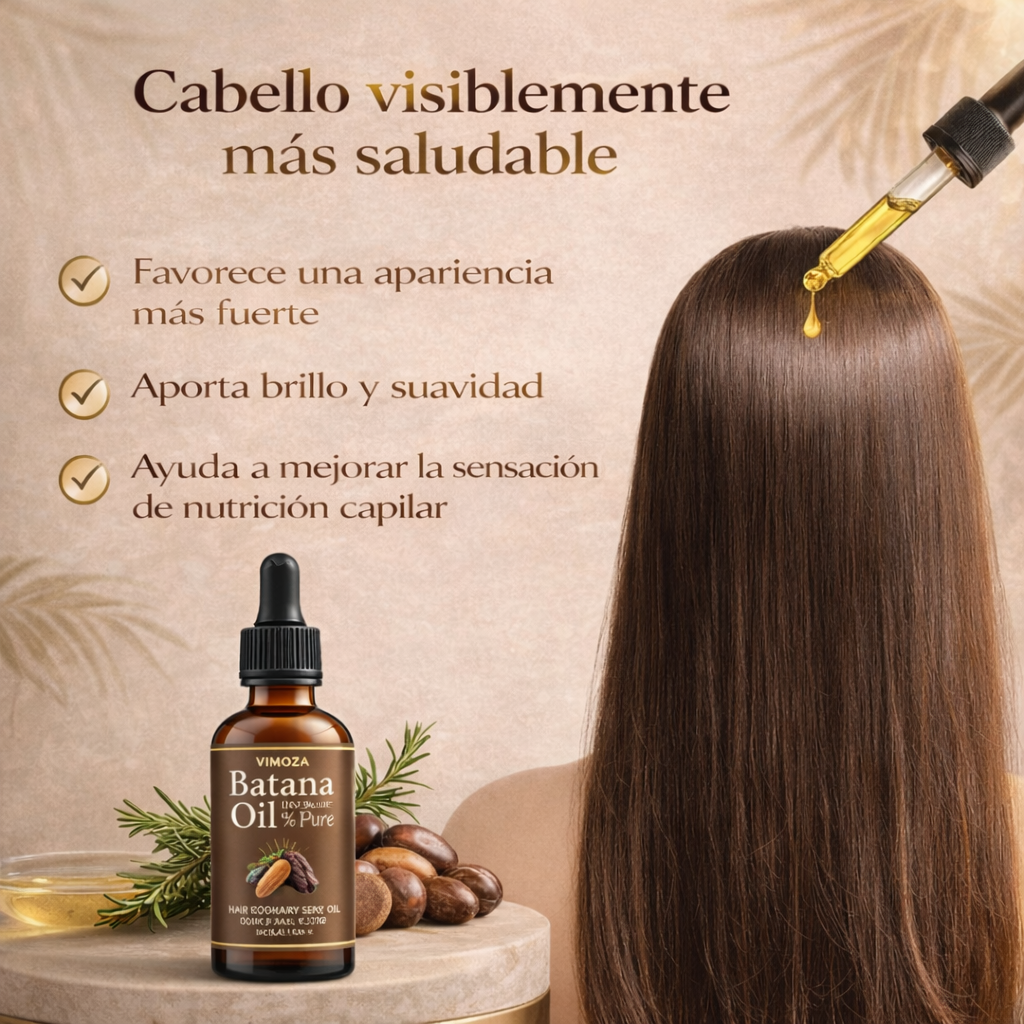 ACEITE DE BATANA PARA EL CRECIMIENTO DEL CABELLO.