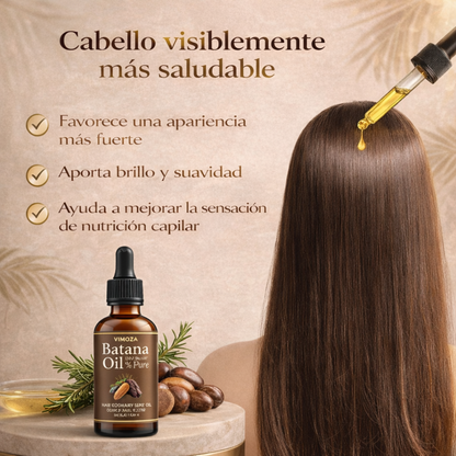 ACEITE DE BATANA PARA EL CRECIMIENTO DEL CABELLO.