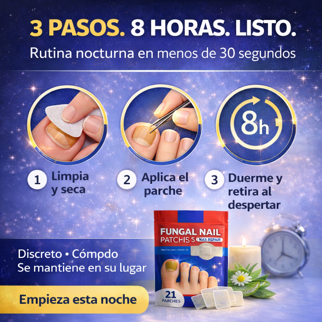 2X1 Fungal Nail Patches-PARCHES ANTIHONGOS DE RENOVACION PROFUNDA