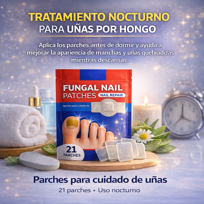 2X1 Fungal Nail Patches-PARCHES ANTIHONGOS DE RENOVACION PROFUNDA