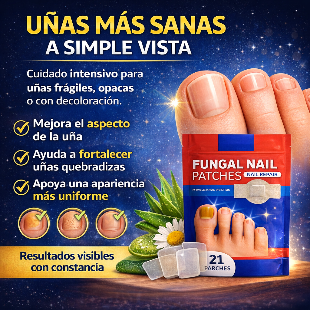 2X1 Fungal Nail Patches-PARCHES ANTIHONGOS DE RENOVACION PROFUNDA