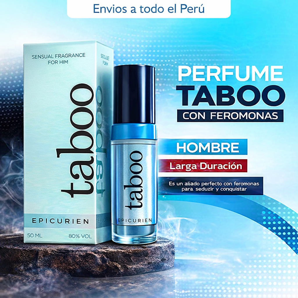 2X1 TABOO PERFUME DE FEROMONAS PARA HOMBRE