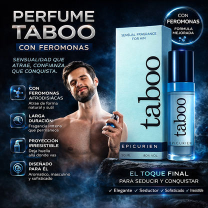 2X1 TABOO PERFUME DE FEROMONAS PARA HOMBRE