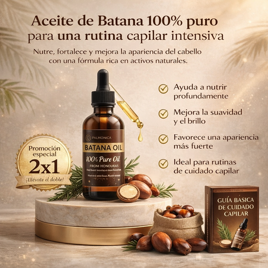 ACEITE DE BATANA PARA EL CRECIMIENTO DEL CABELLO..
