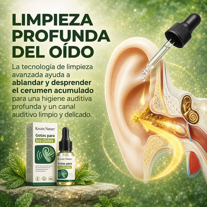 GOTAS PARA EL CUIDADO Y LIMPIEZA DE LOS OÍDOS