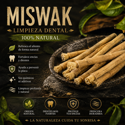 Miswak El cepillo de dientes original de la naturaleza