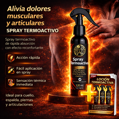 2X1 SPRAY LOCION TERMOACTIVA PARA ALIVIAR DOLOR MUSCULAR-NATURAL SHINE