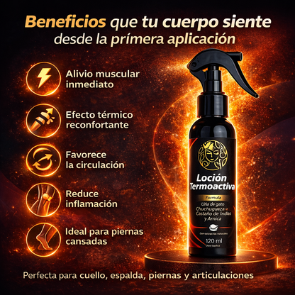 2X1 SPRAY LOCION TERMOACTIVA PARA ALIVIAR DOLOR MUSCULAR-NATURAL SHINE