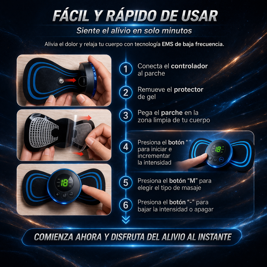 2X1 |MASAJEADOR ELÉCTRICO PORTATIL PARA FISIOTERAPIA