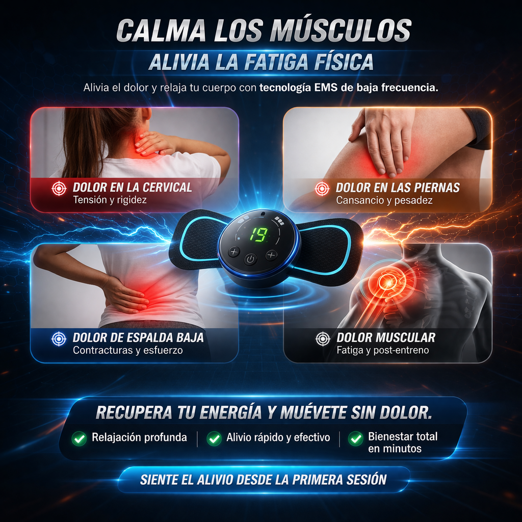 2X1 |MASAJEADOR ELÉCTRICO PORTATIL PARA FISIOTERAPIA