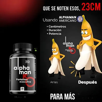 💥 ALPHAMAN: 💊SUPLEMENTO PARA POTENCIA MASCULINA NATURAL🍃 PARA EL BIENESTAR DEL HOMBRE 🚀