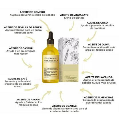 VITA ORGÁNIC-SERUM CAPILAR CRECIMIENTO DE CABELLO EN 15 DIAS