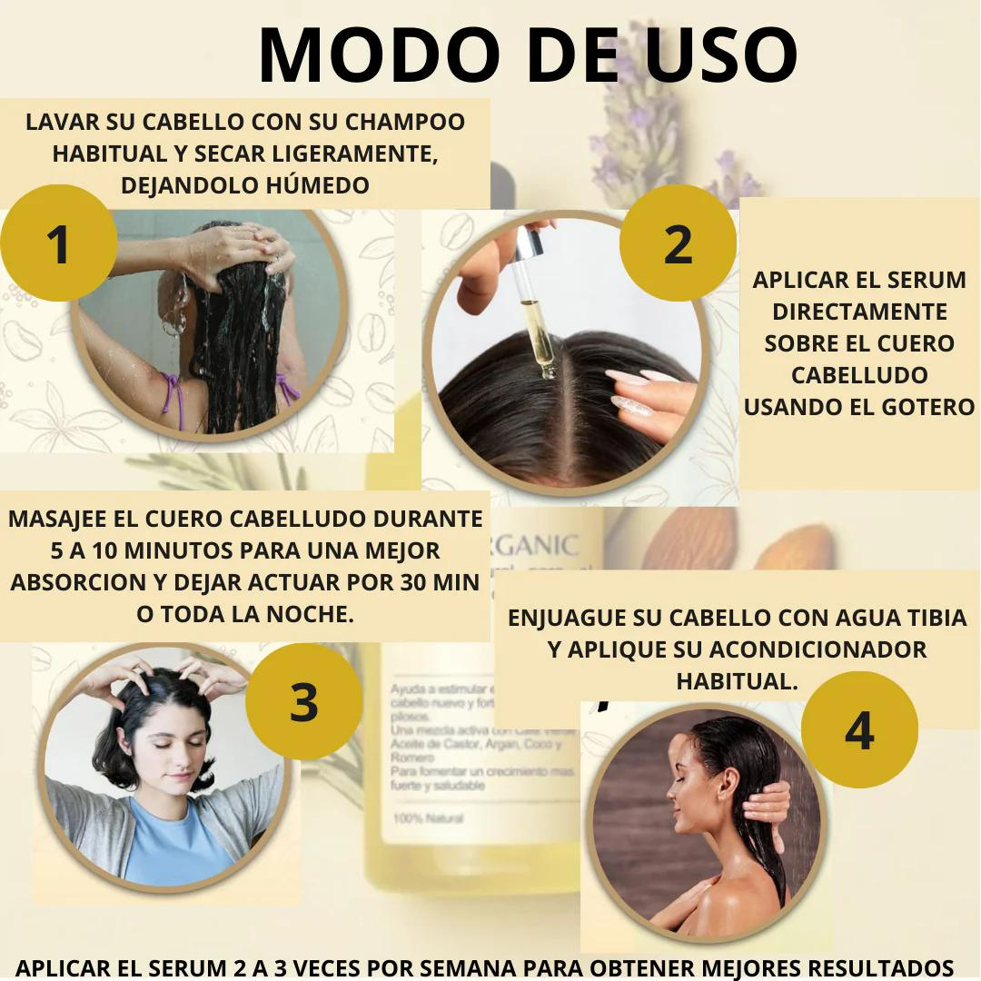 VITA ORGÁNIC-SERUM CAPILAR CRECIMIENTO DE CABELLO EN 15 DIAS
