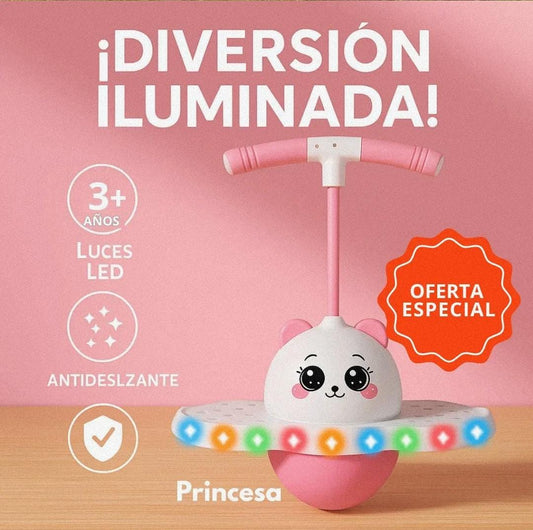 💃DANCING SALTARIN-🛹TABLA CON PELOTA Y LUZ LED PARA NIÑOS🚦