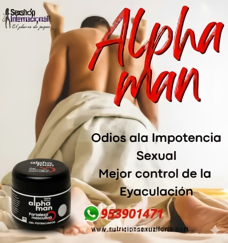 GEL ALPHAMAN PREMIUM: PARA POTENCIA MASCULINA NATURAL PARA EL BIENESTAR DEL HOMBRE