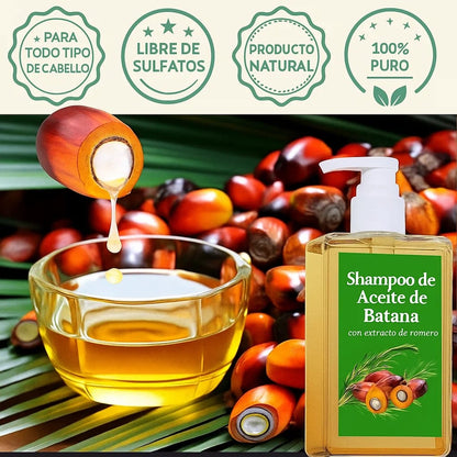 2X1 CHAMPÚ ACEITE DE BATANA CON EXTRACTO DE ROMERO 400 ML