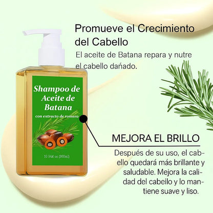 2X1 CHAMPÚ ACEITE DE BATANA CON EXTRACTO DE ROMERO 400 ML