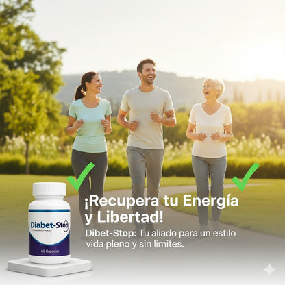 SUPLEMENTO DIABET STOP-RECUPERA TU ENERGÍA Y CONTROLA EL AZÚCAR