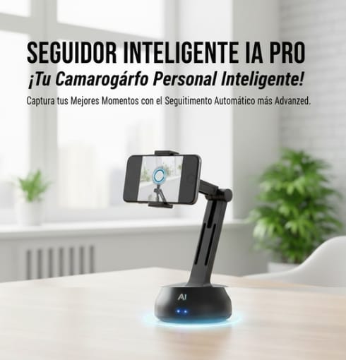 SOPORTE DE TELÉFONO PARA GRABACIÓN-ANGGREK CON DETECCIÓN DE MOVIMIENTO DE IA 360°