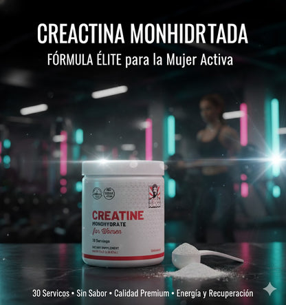 CREATINA MONOHIDRATADA EN POLVO 5 EN 1 PARA MUJERES: AUMENTA GLÚTEOS