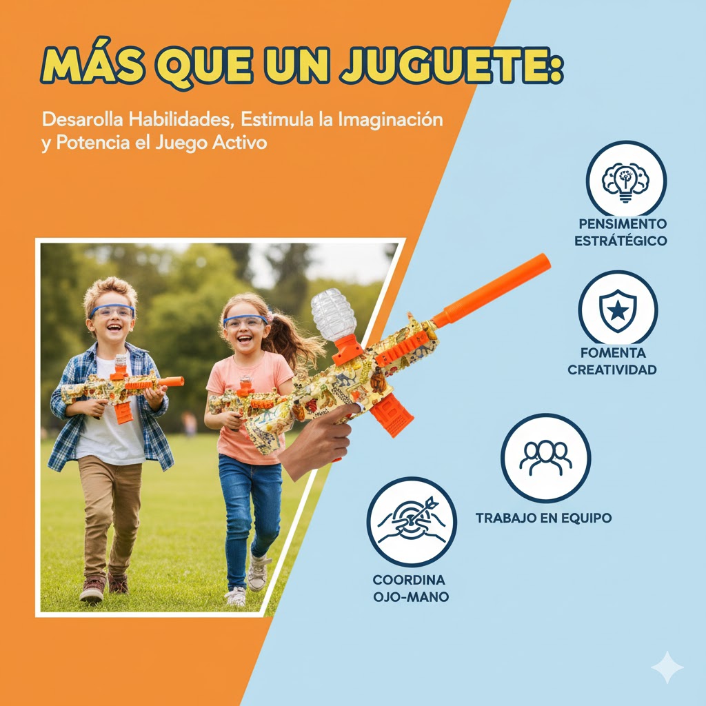 METRALLETA GUN TOY TRALALERO PARA NIÑOS